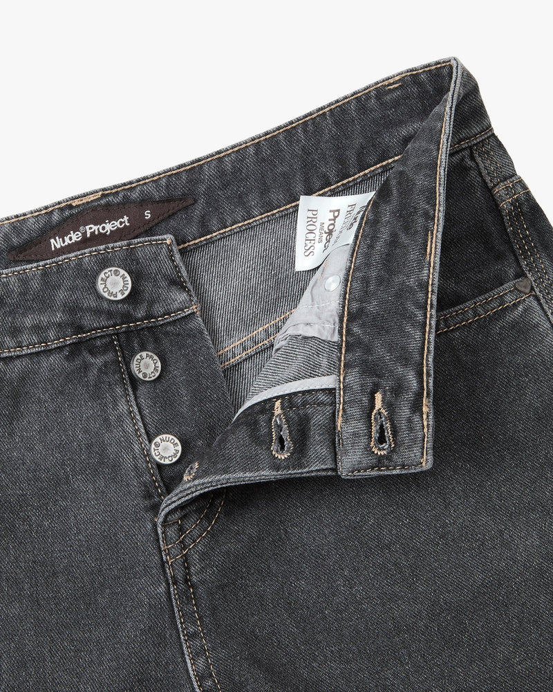 Basic Straight Jeans Black