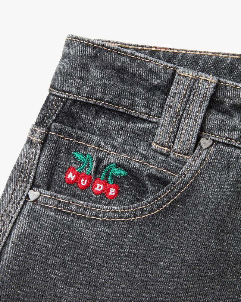 Basic Straight Jeans Black