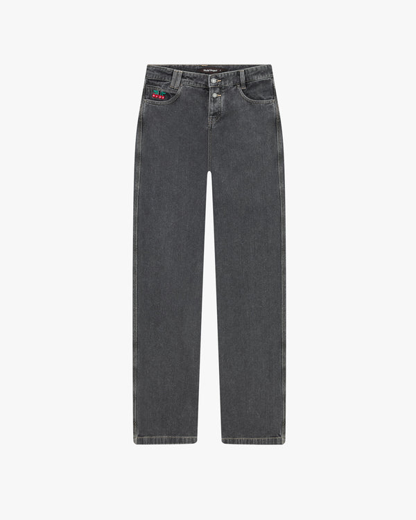 Basic Straight Jeans Black
