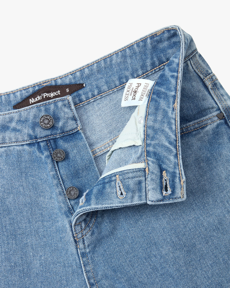 Basic Straight Jeans Blue