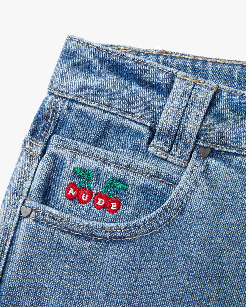 Basic Straight Jeans Blue