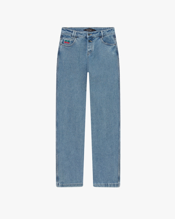 Basic Straight Jeans Blue