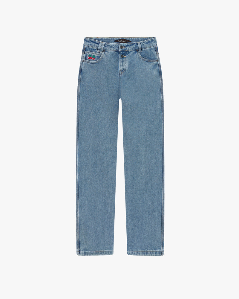 Basic Straight Jeans Blue