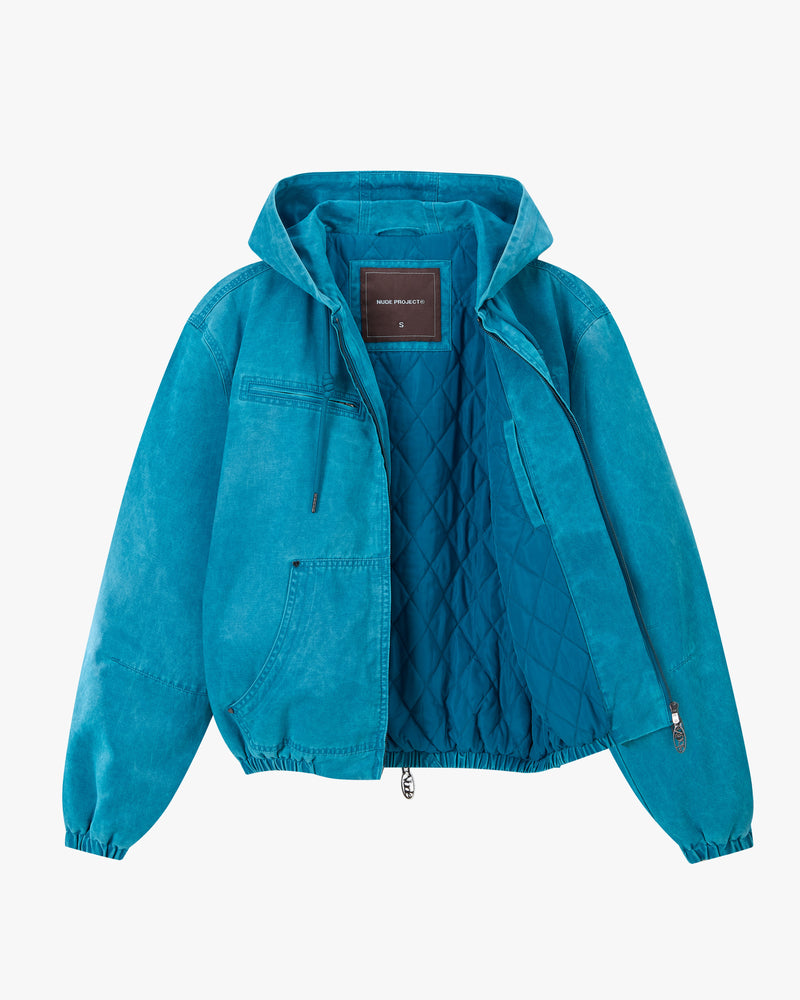 Comfy Worker Jacket Blue
