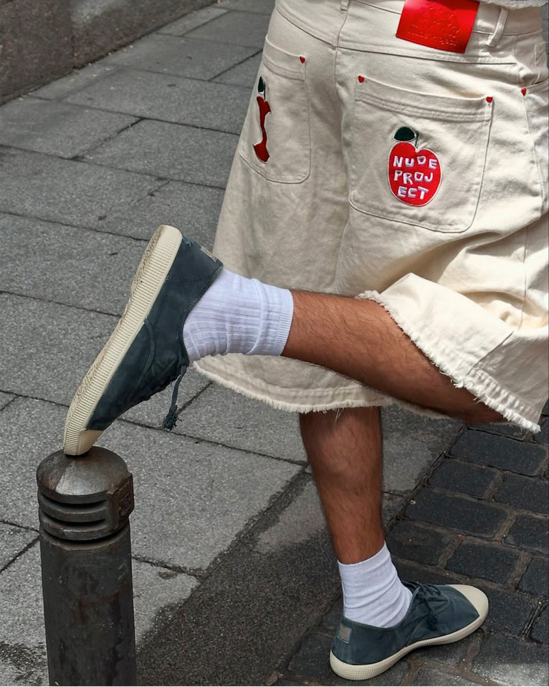 Apple Crew Denim Shorts Raw