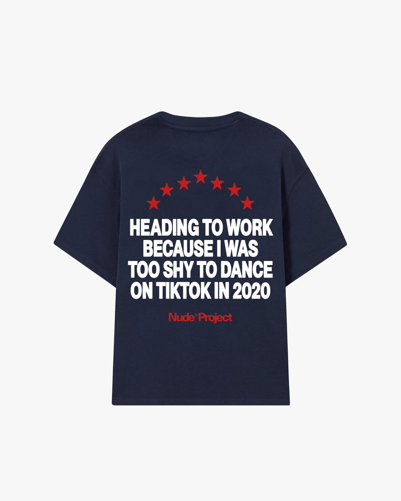9-5 Tee Navy