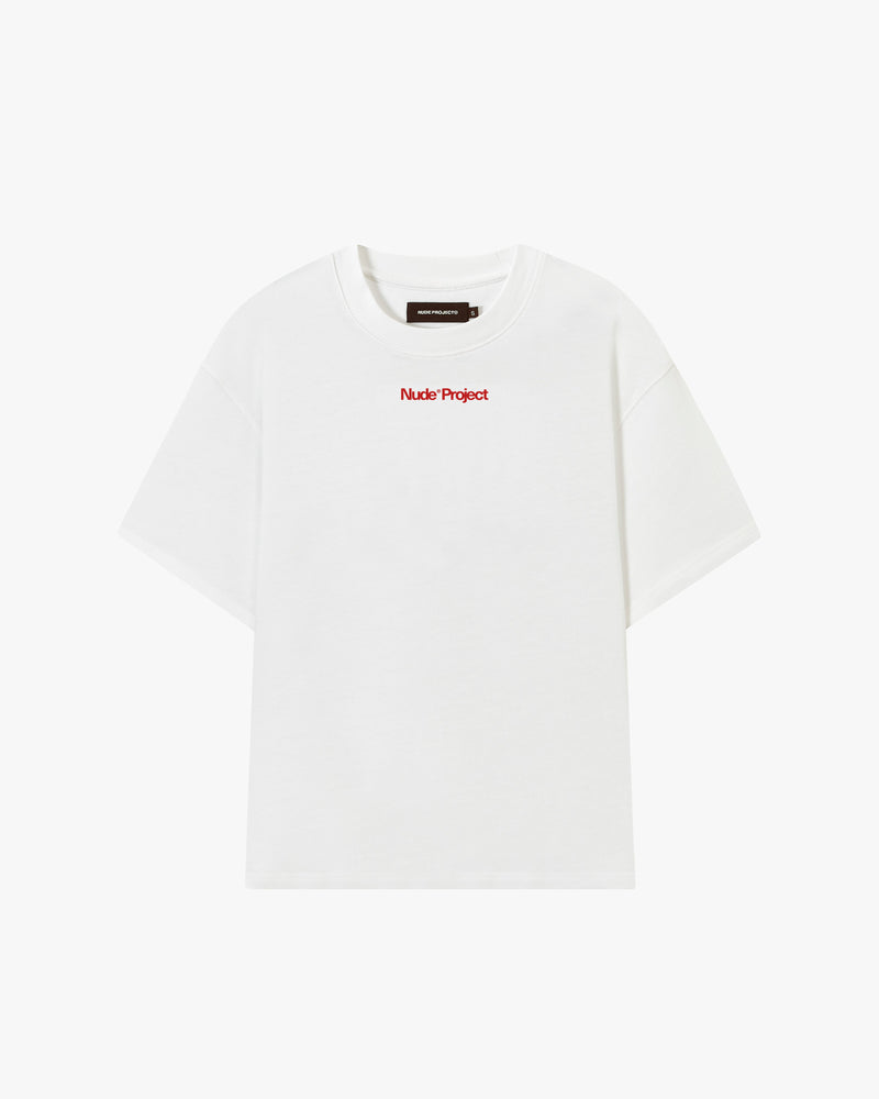 9-5 Tee White